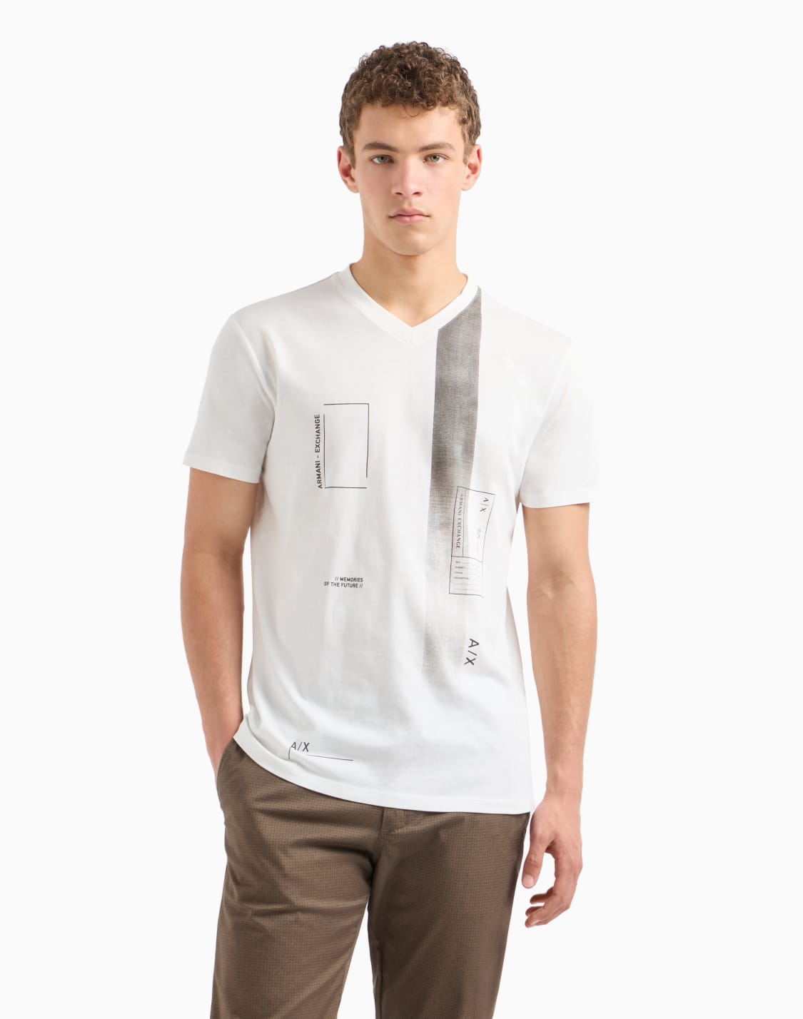 axロゴ-半袖vネックtシャツ-ホワイト--armani-exchange