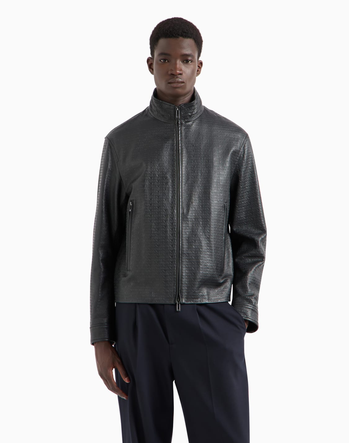 asv-loose-fit-full-zip-jacket-in-vegetable-tanned-nappa-lambskin-with-all-over-embossed-logo-black--emporio-armani
