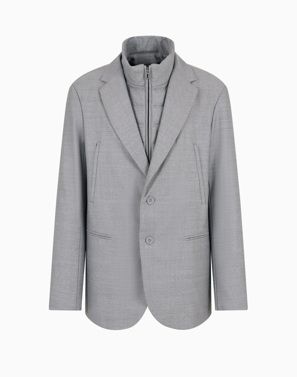 travel-essential-virgin-wool-blend-full-zip-blazer-with-detachable-inner-panel-grey--emporio-armani