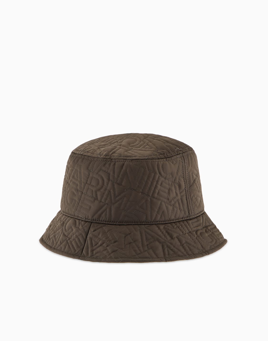 キルティングロゴ-バケットハット-ブラウン--armani-exchange