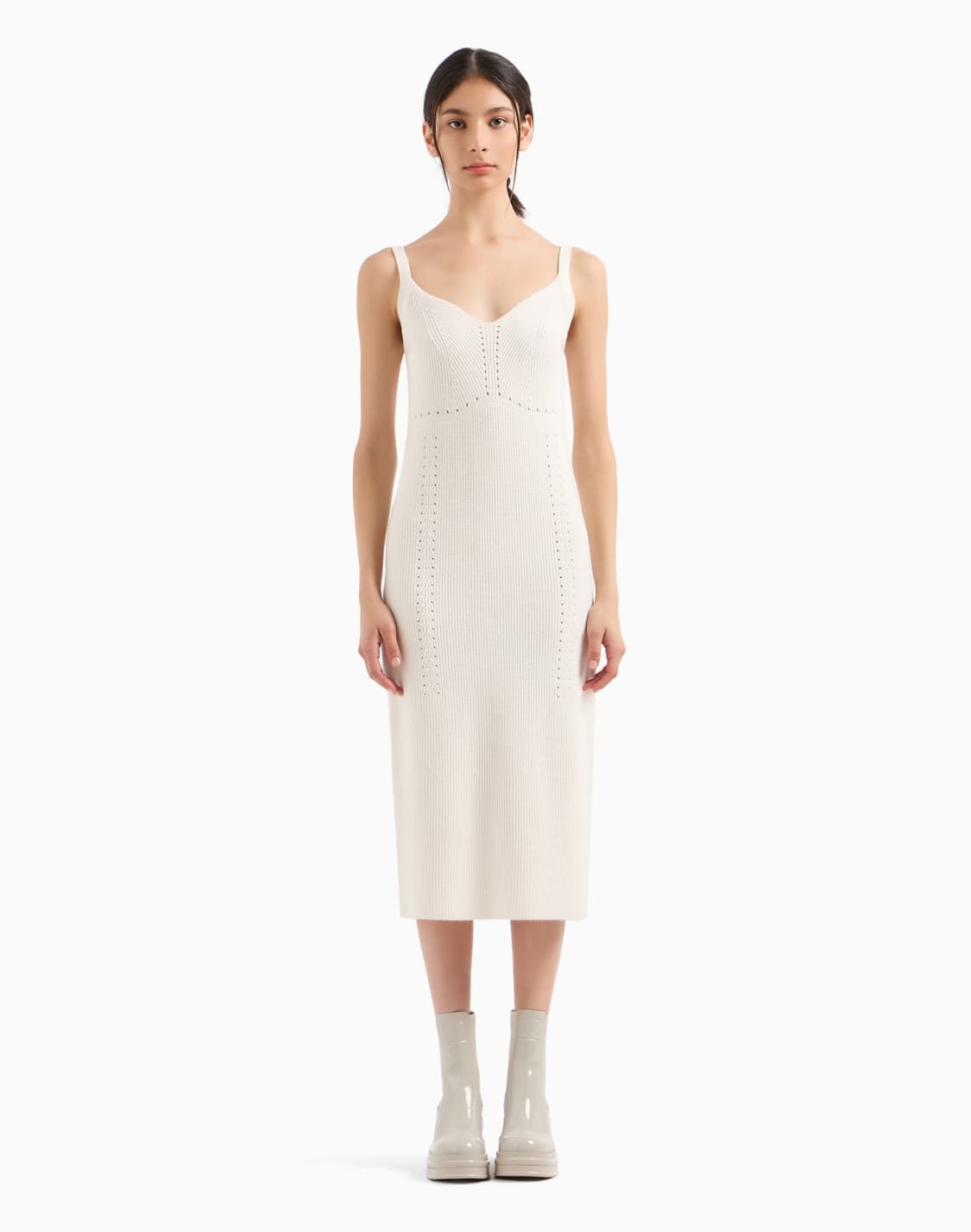 knitted-pencil-longuette-dress-white--armani-exchange