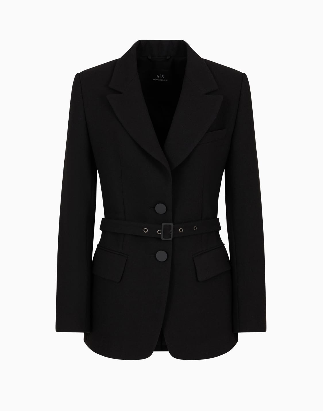 jacket-in-houndstooth-fabrics-with-belt-black--armani-exchange