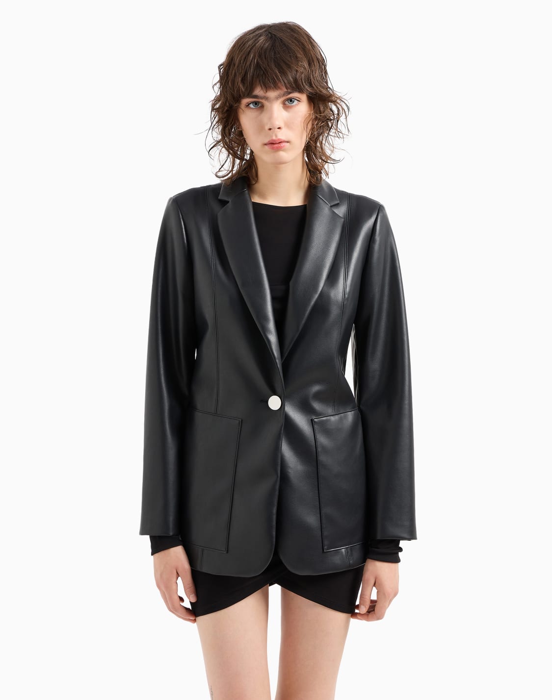 オンライン限定カジュアルジャケット-ブラック--armani-exchange