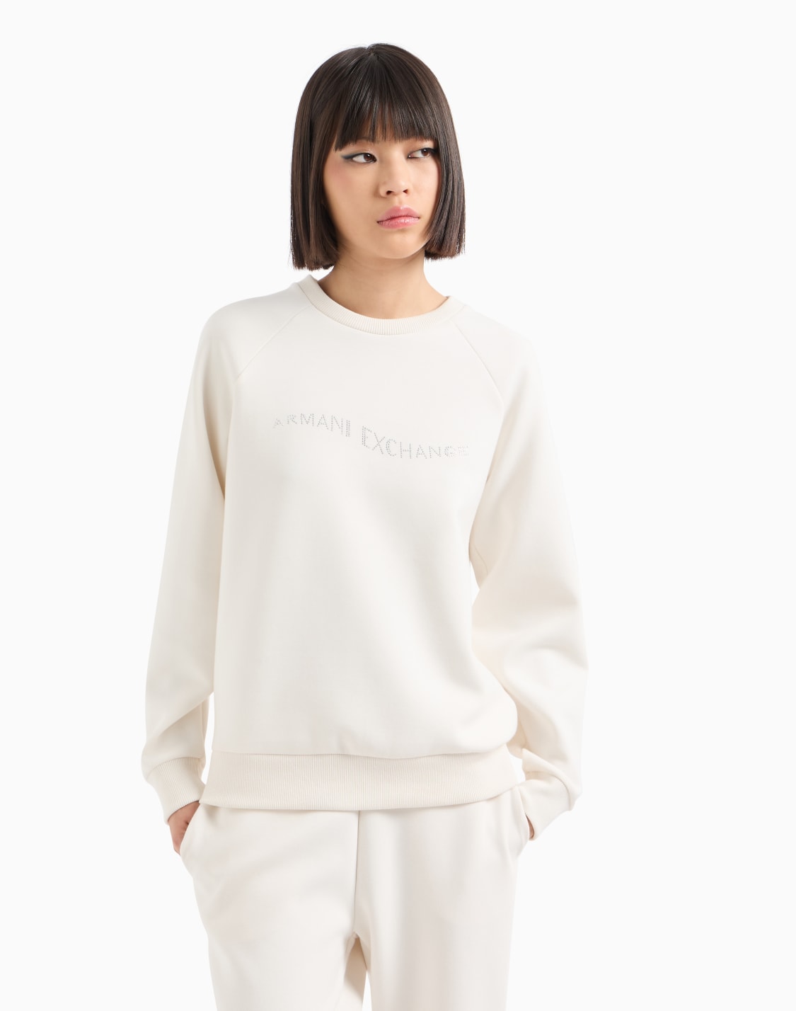 crewneck-sweatshirt-with-studded-logo-white--armani-exchange