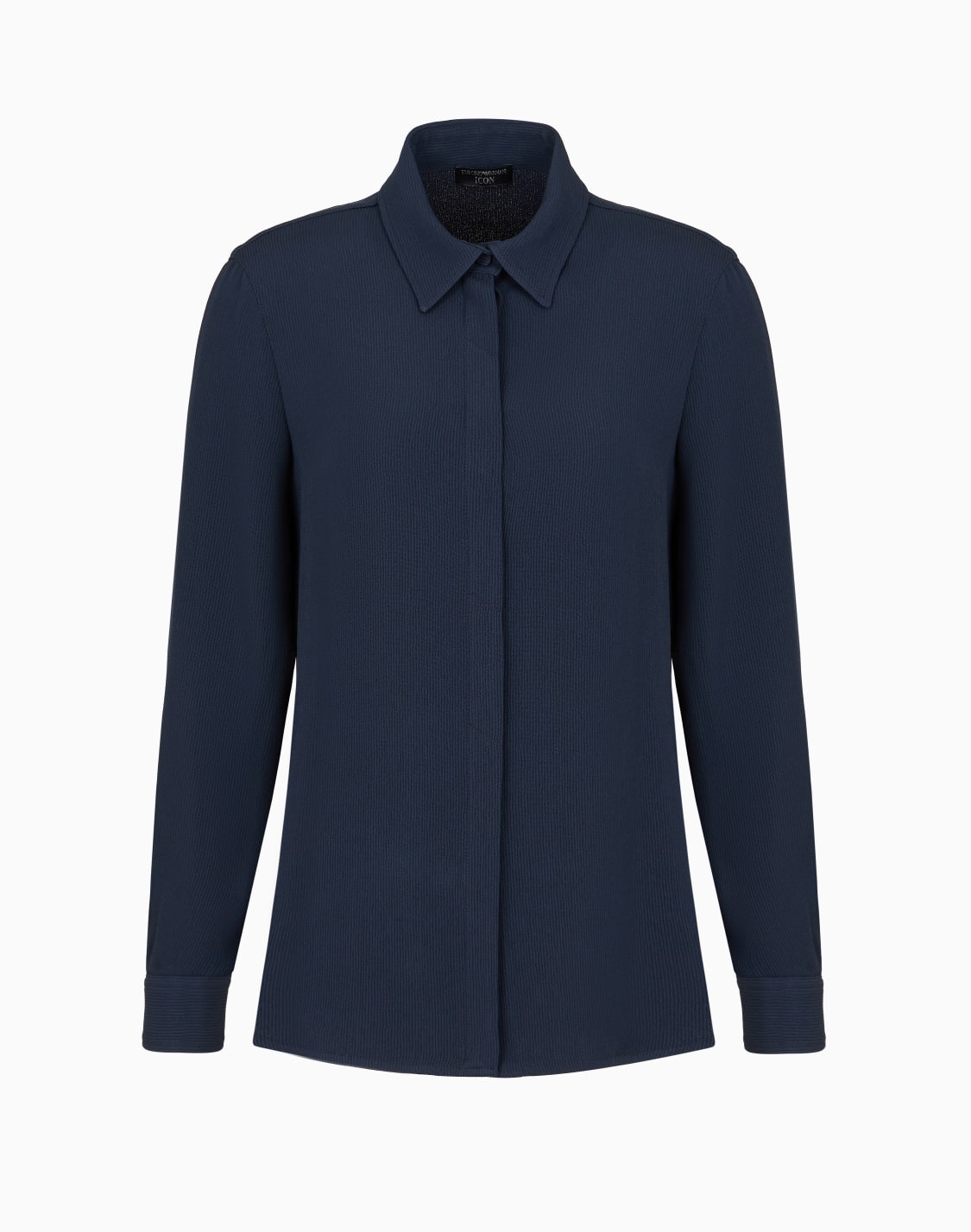 camicia-in-cady-cannet-icon-blu-navy--emporio-armani