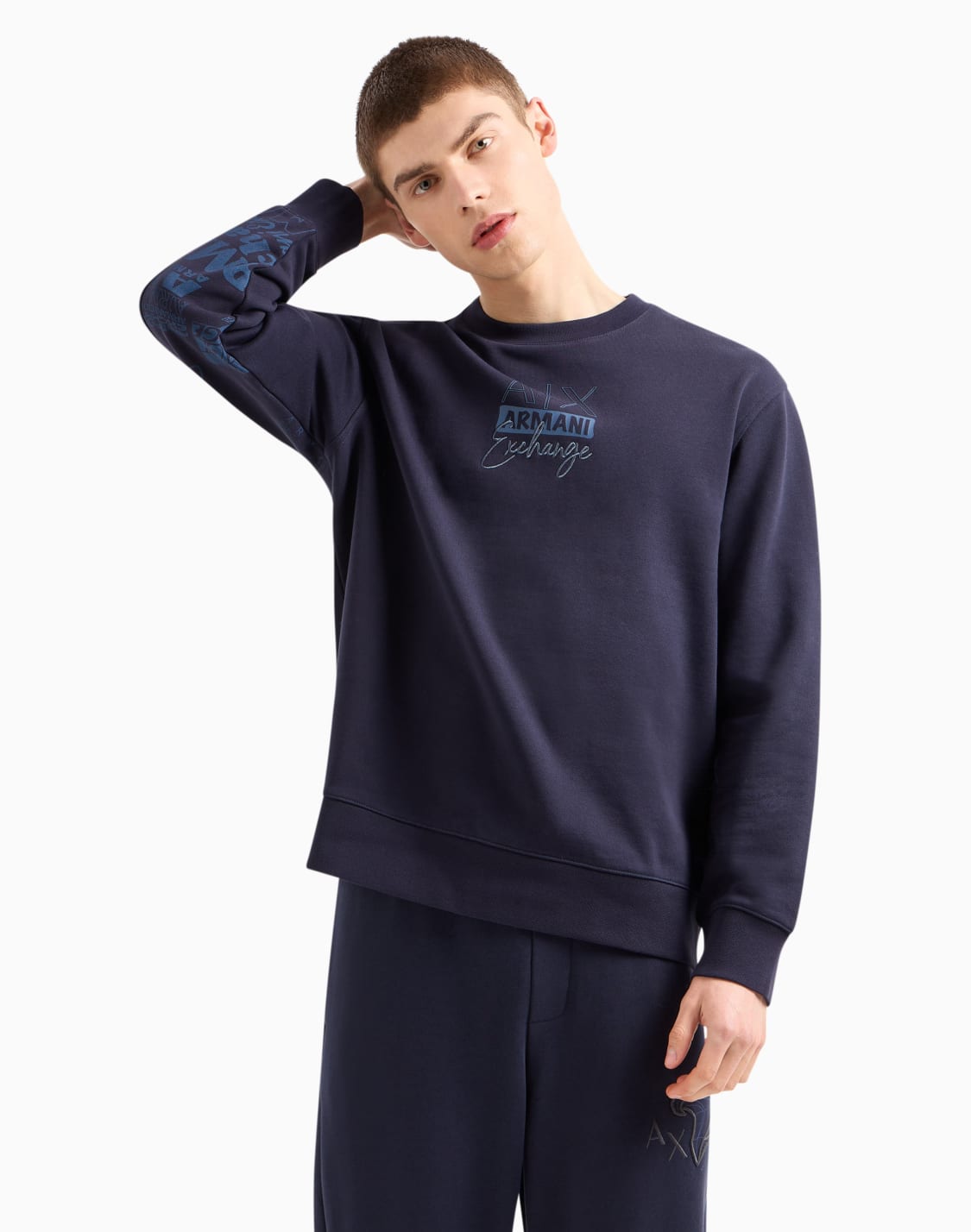asv-organic-cotton-crewneck-sweatshirt-with-front-print-blue--armani-exchange