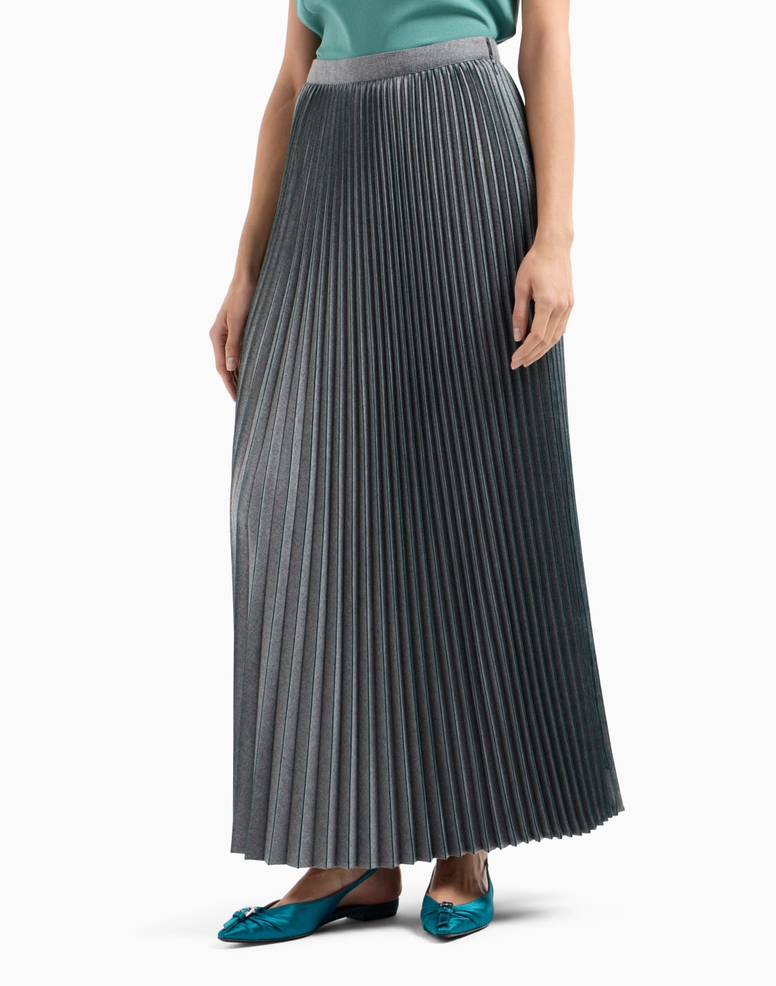 pleated-flannel-long-skirt-grey--emporio-armani