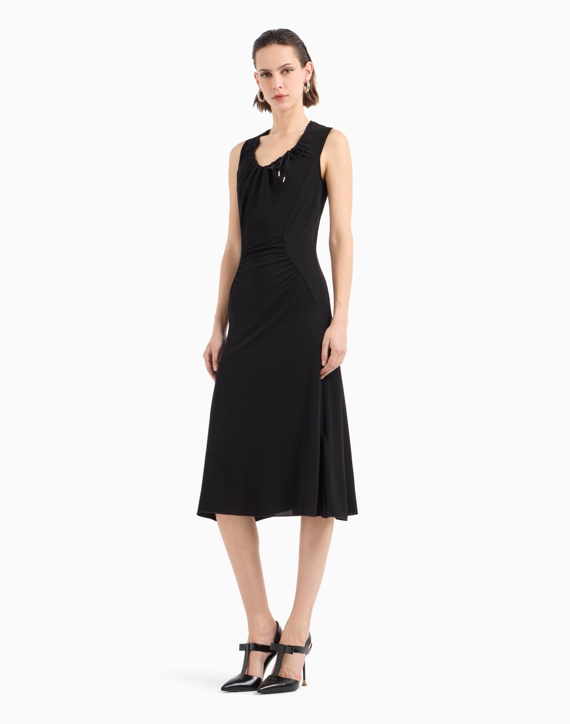 vestido-midi-de-punto-de-viscosa-con-tacto-crep-asv-negro--giorgio-armani