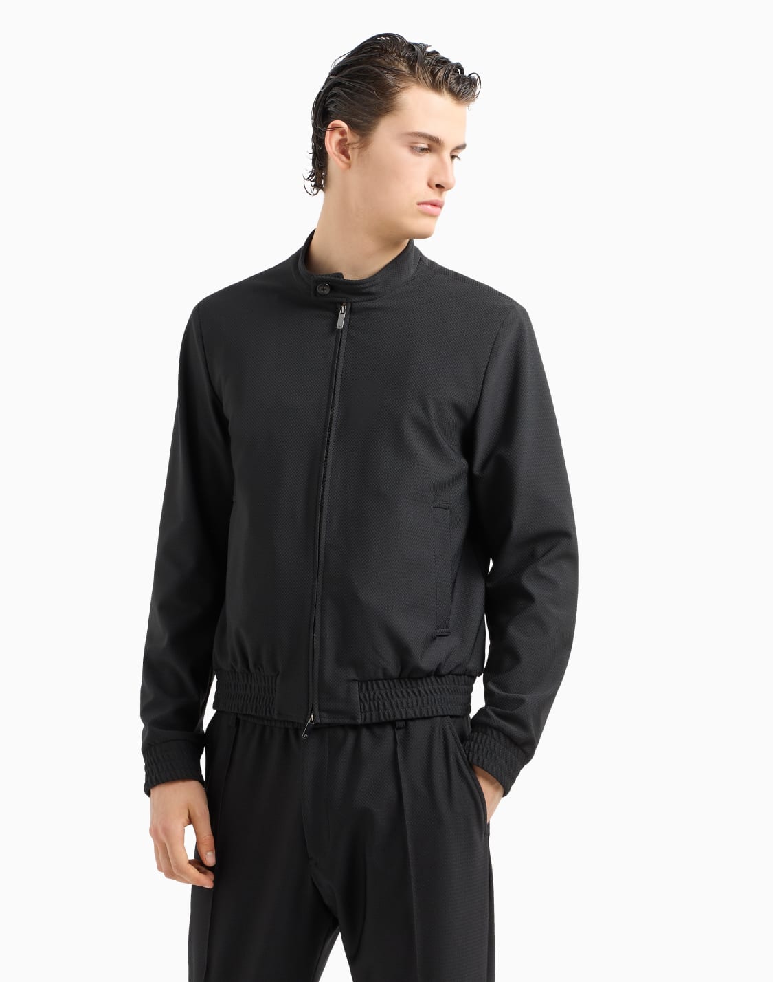 technical-jersey-guru-collar-blouson-with-3d-effect-micro-pattern-black--emporio-armani