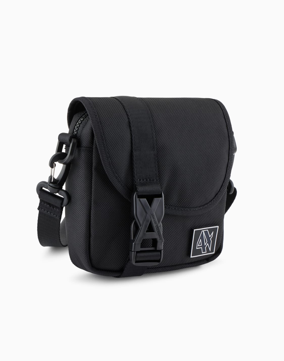axロゴ-ショルダバッグ-ブラック--armani-exchange