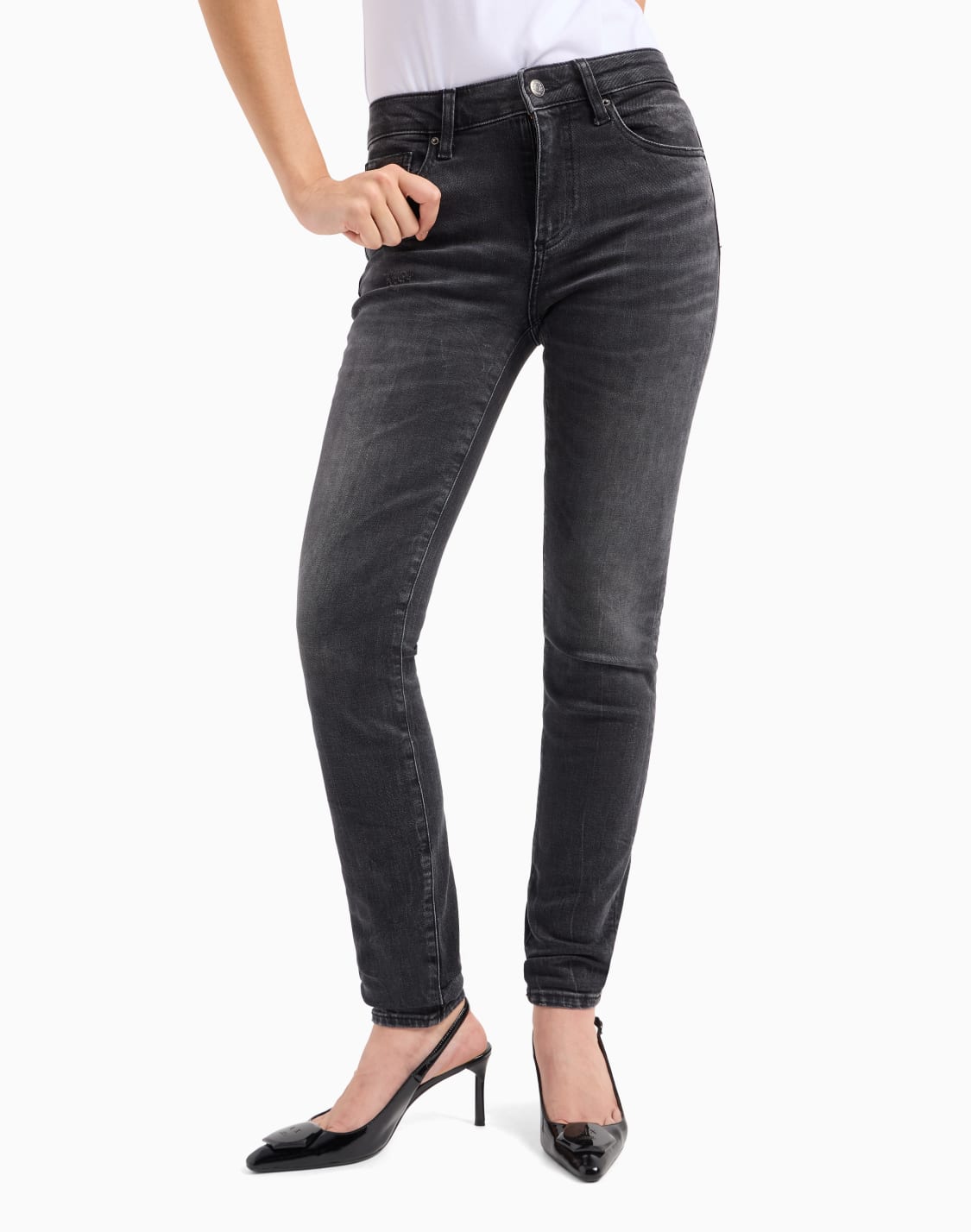 オンライン限定ブラックウォッシュデニムパンツ_j01-ブラック--armani-exchange