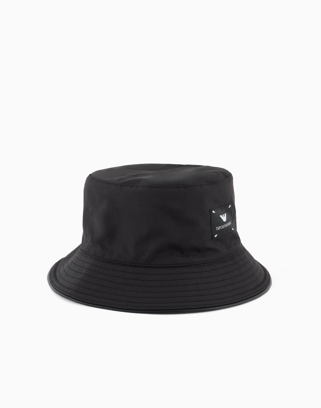 double-faced-nylon-wool-blend-cloche-hat-with-all-over-logo-lettering-black--emporio-armani