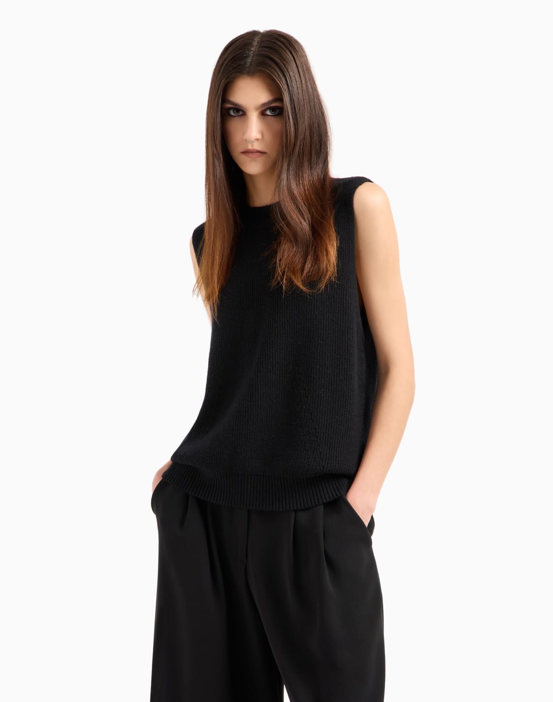 ribbed-v-neck-cardigan-black--armani-exchange