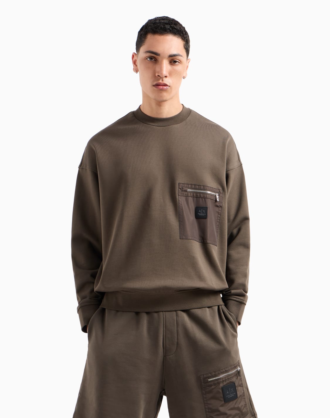crewneck-sweatshirt-with-zip-up-pocket-green--armani-exchange