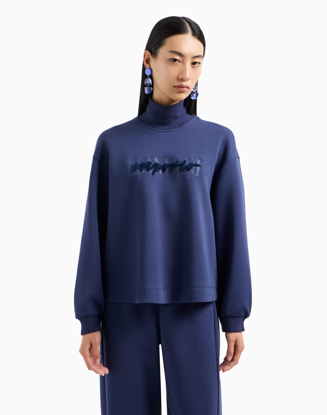 double-jersey-mock-neck-sweatshirt-with-gently-embossed-rubberised-logo-blue--emporio-armani