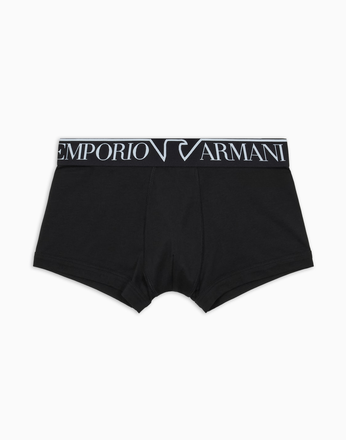 boxer-court-en-coton-biologique-megalogo-asv-noir--emporio-armani