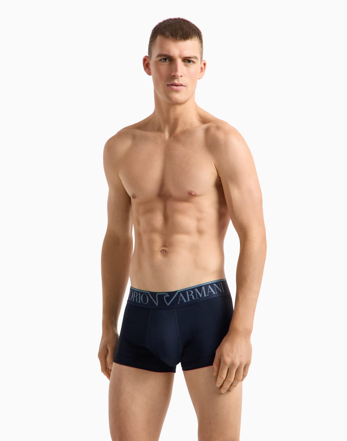 boxer-court-en-coton-biologique-megalogo-asv-bleu--emporio-armani