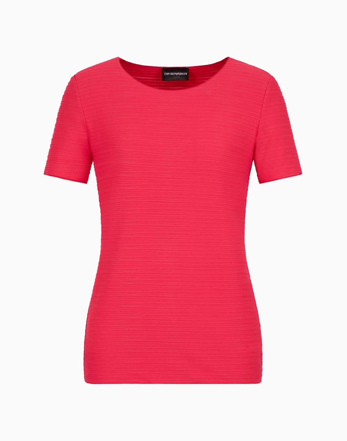 stretch-jersey-short-sleeved-jumper-with-an-embossed-irregular-knit-red--emporio-armani