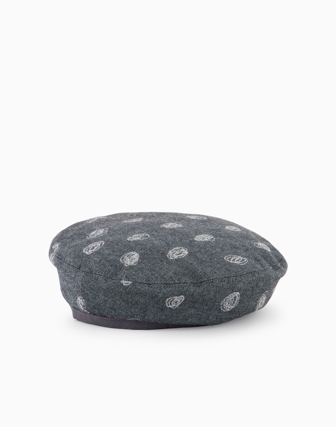 virgin-wool-blend-beret-with-an-icon-all-over-abstract-pattern-grey--emporio-armani