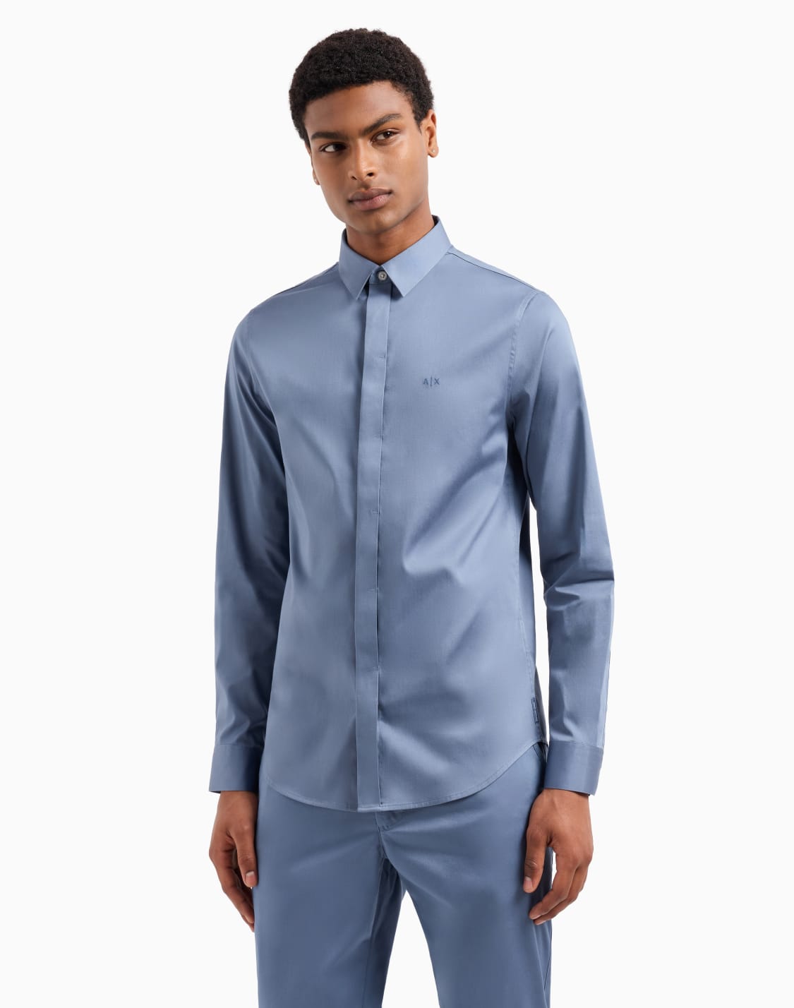 slim-fit-cotton-shirt-light-blue--armani-exchange