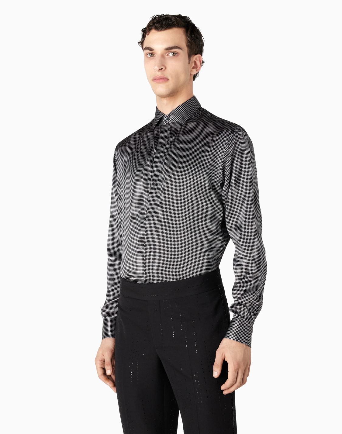 regular-fit-printed-silk-shirt-black--giorgio-armani