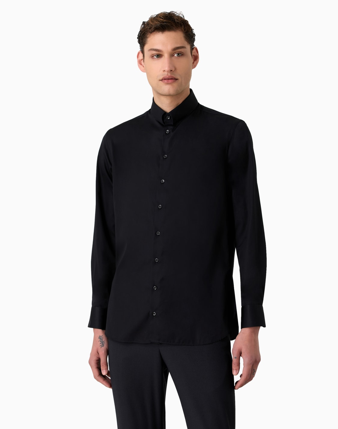 luxury-cotton-twill-shirt-black--giorgio-armani