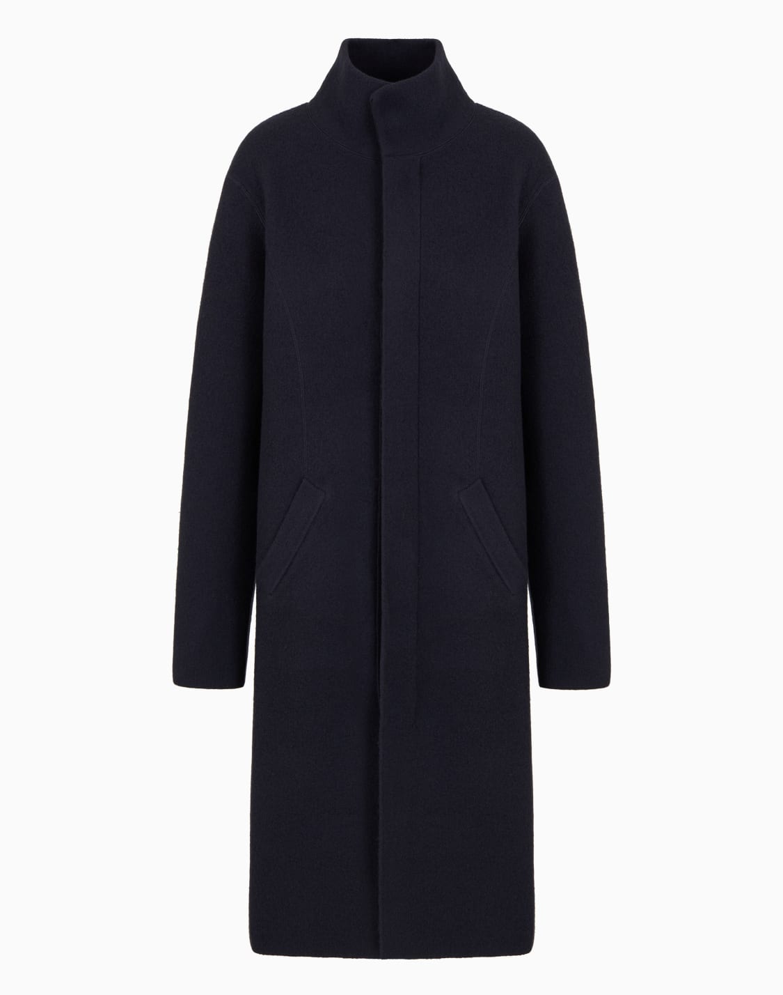 icon-virgin-wool-plain-knit-turtleneck-coat-navy-blue--emporio-armani