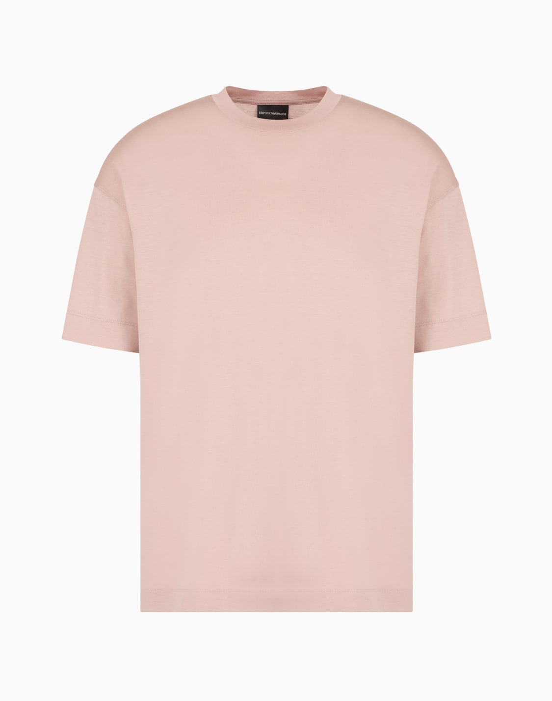 loose-fit-t-shirt-in-an-asv-lyocell-blend-jersey-pink--emporio-armani