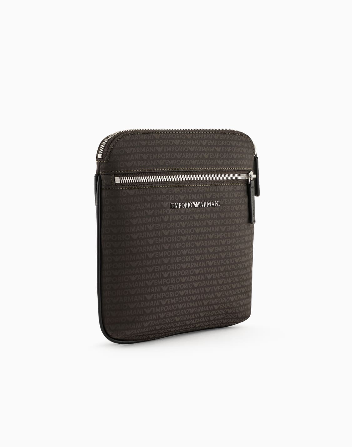 flat-shoulder-bag-in-nylon-with-all-over-jacquard-logo-lettering-green--emporio-armani