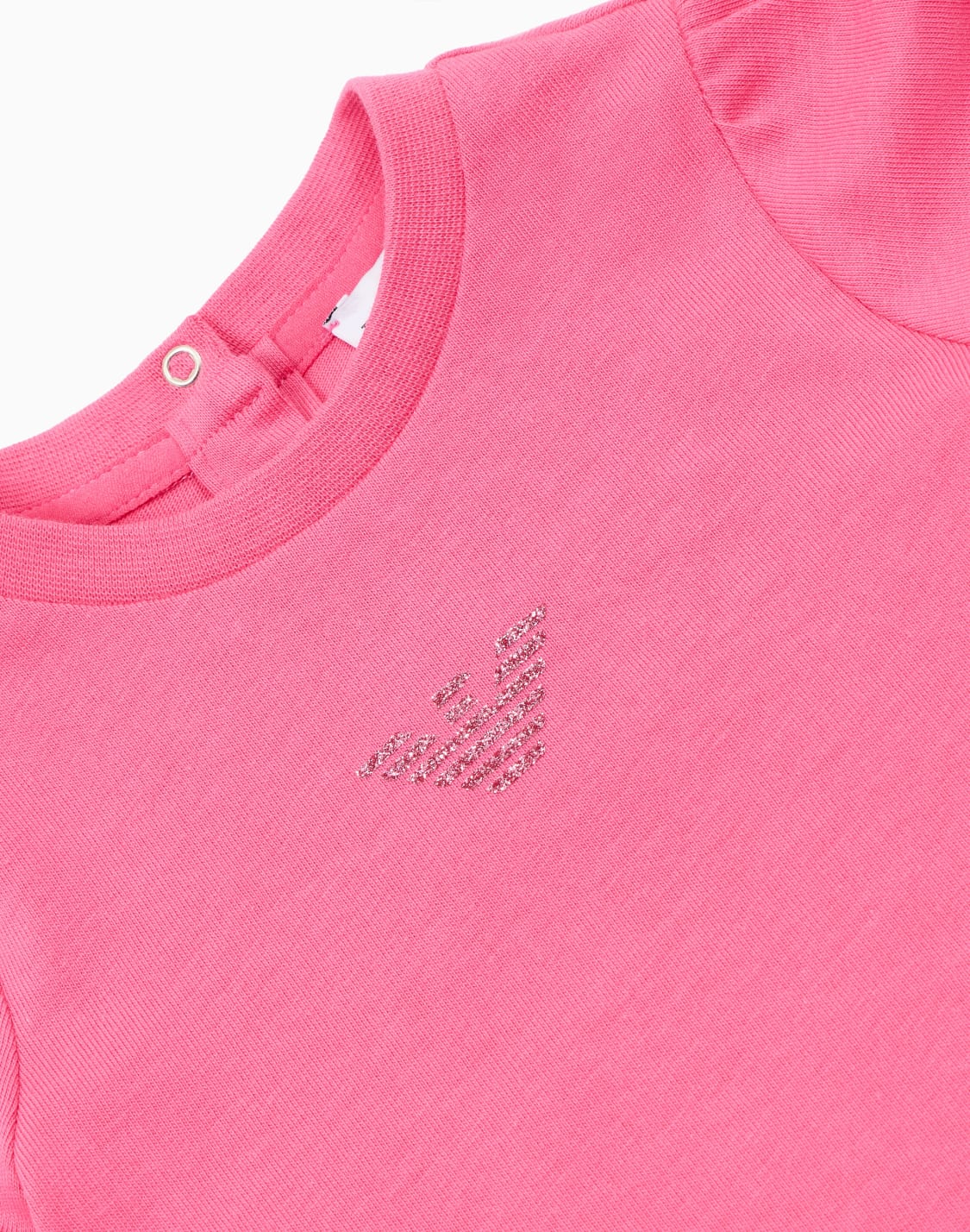 jersey-t-shirt-with-glitter-eagle-pink--emporio-armani