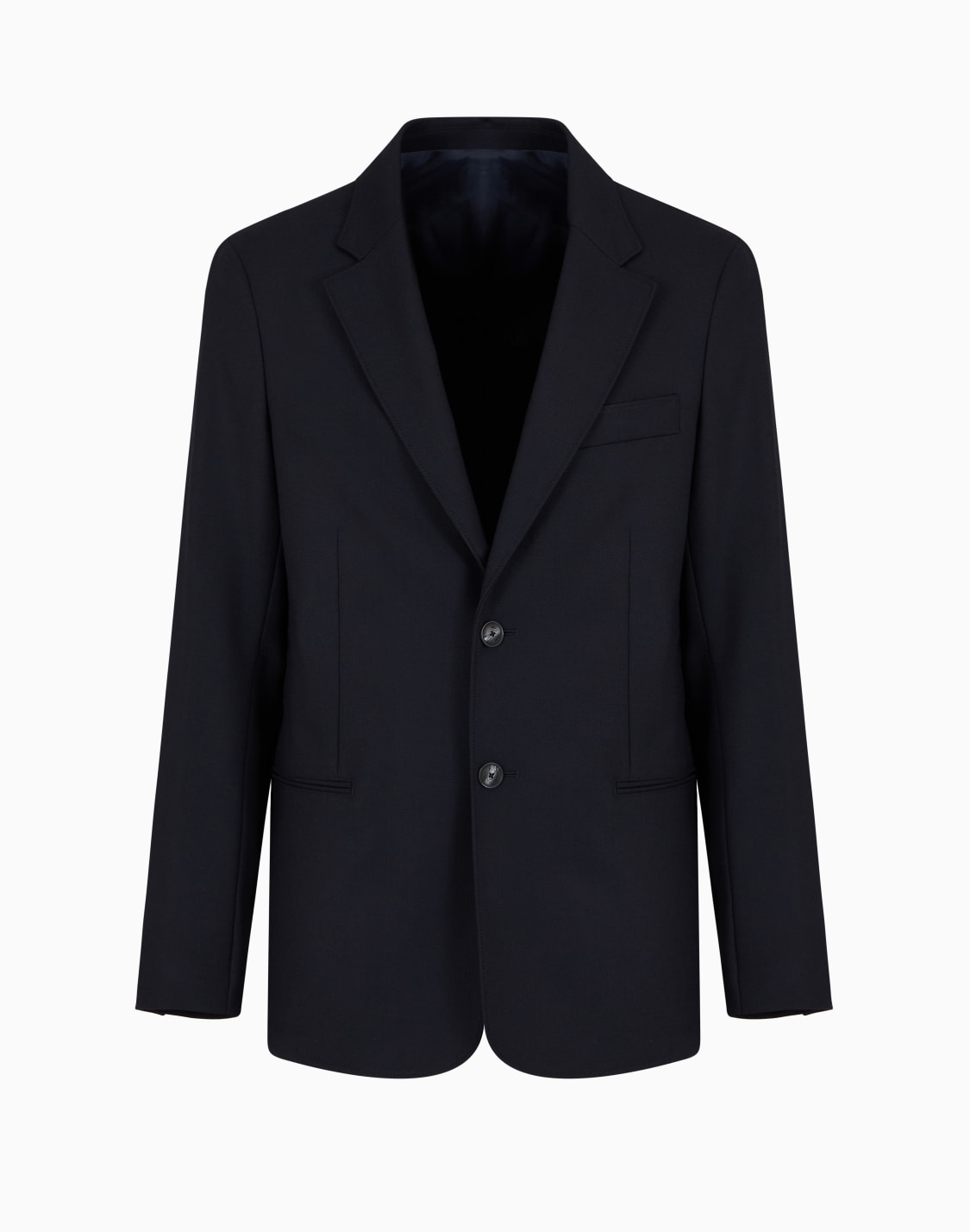 blazer-simple-boutonnage-en-mlange-de-laine-vierge-bleu-marine--emporio-armani