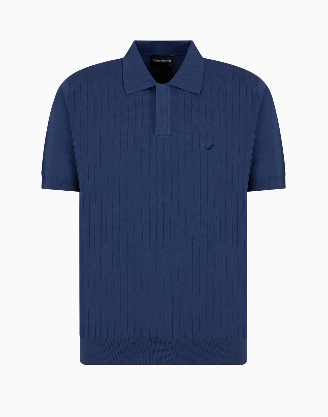 pull-col-polo-en-viscose-motif-entrelac-bleu--emporio-armani