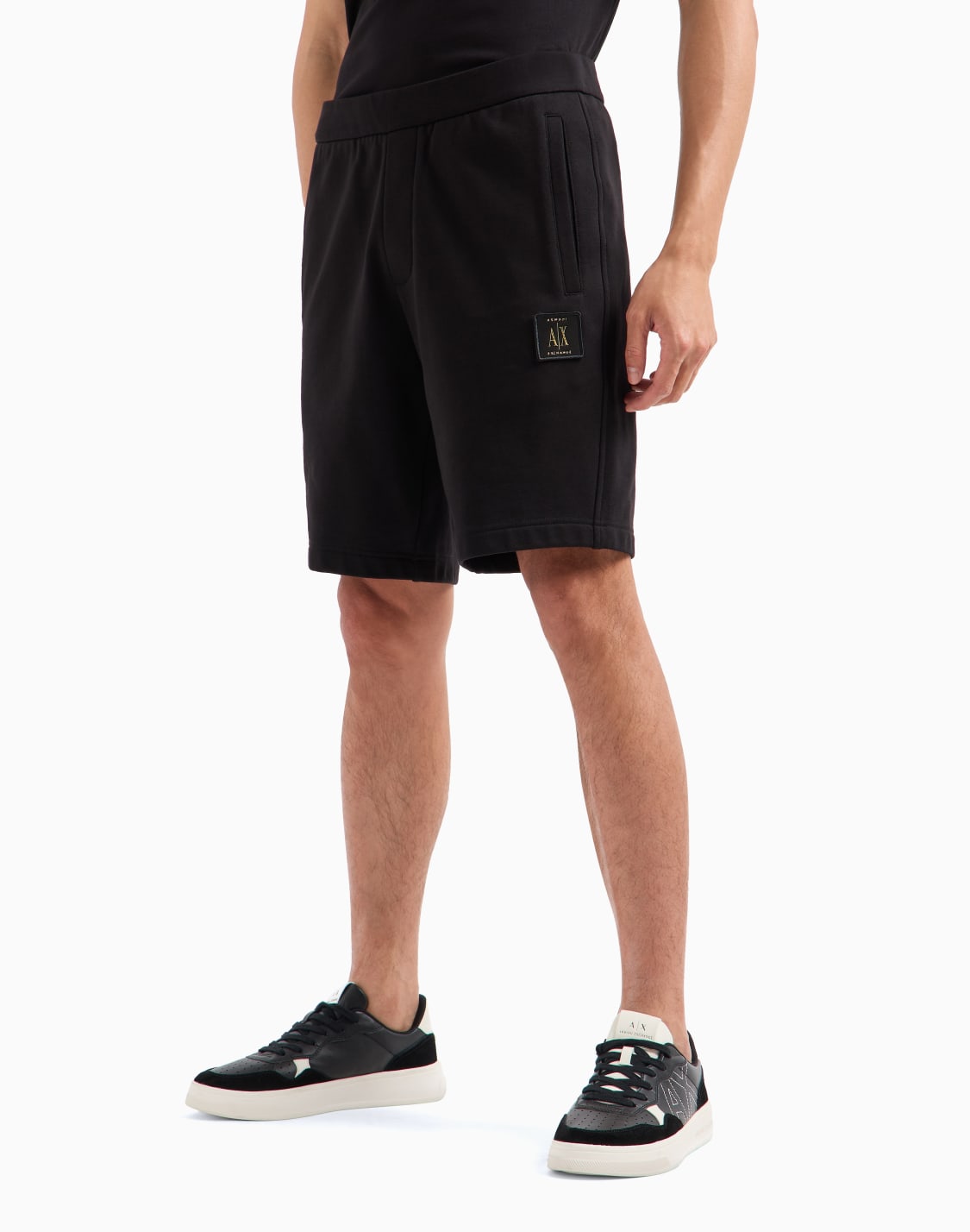 trousers-in-flowing-fabric-black--armani-exchange