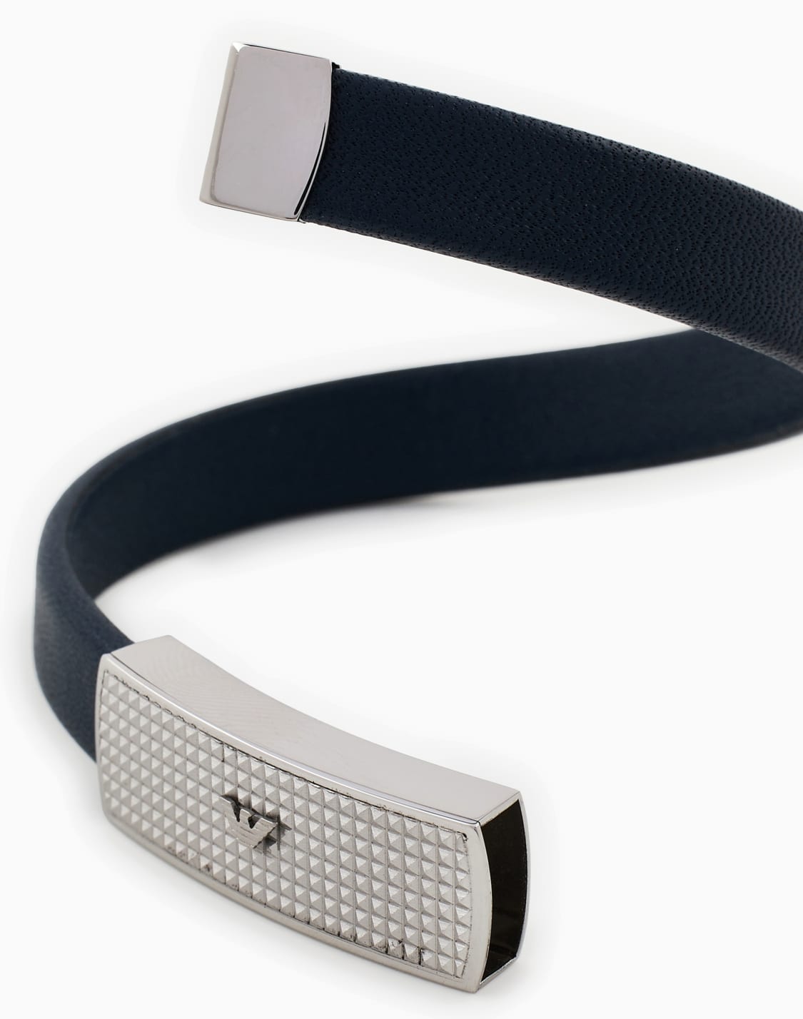 armreif-aus-blauem-leder-mehrfarbig--emporio-armani