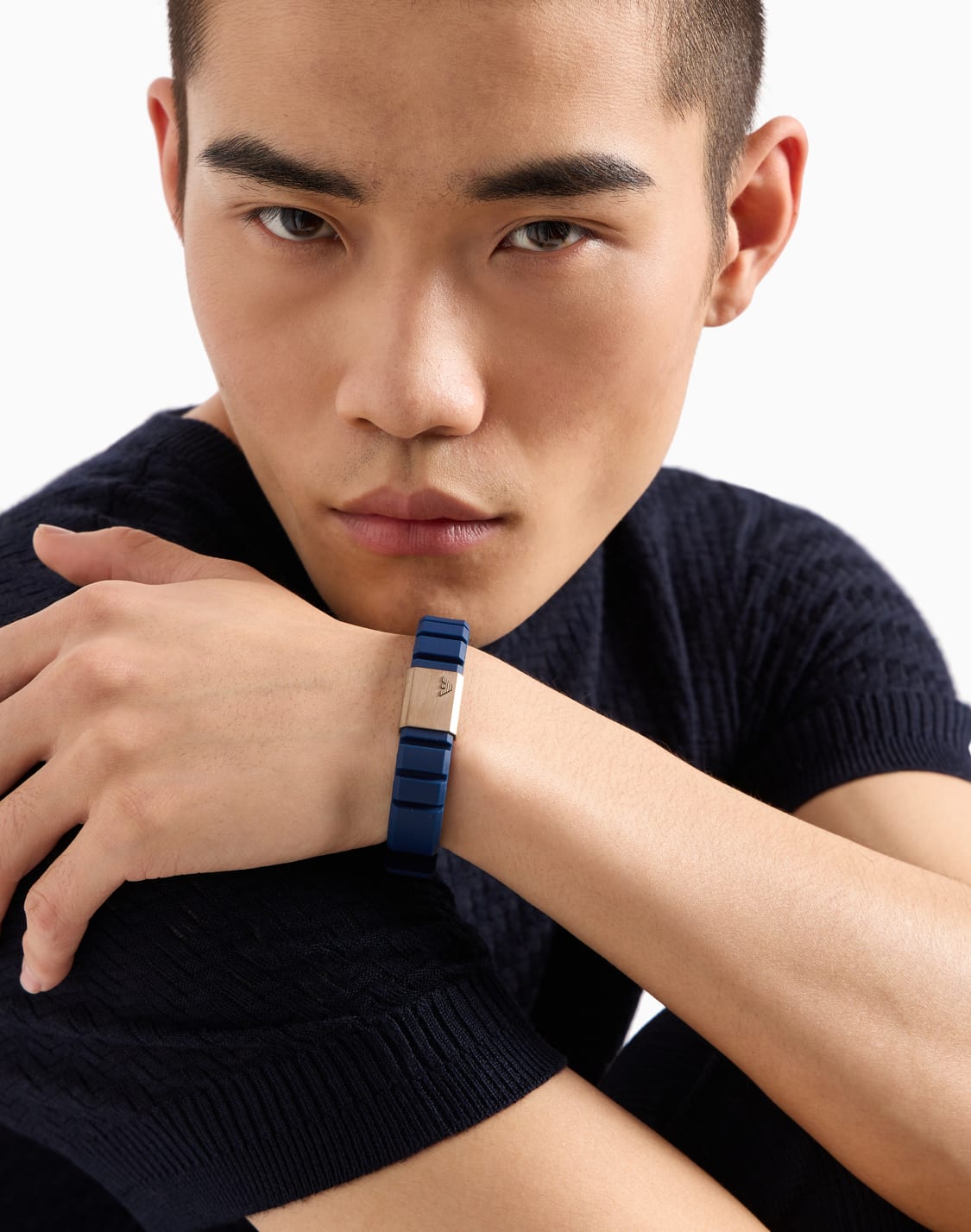 stainless-steel-and-blue-silicone-id-bracelet-multicolored--emporio-armani