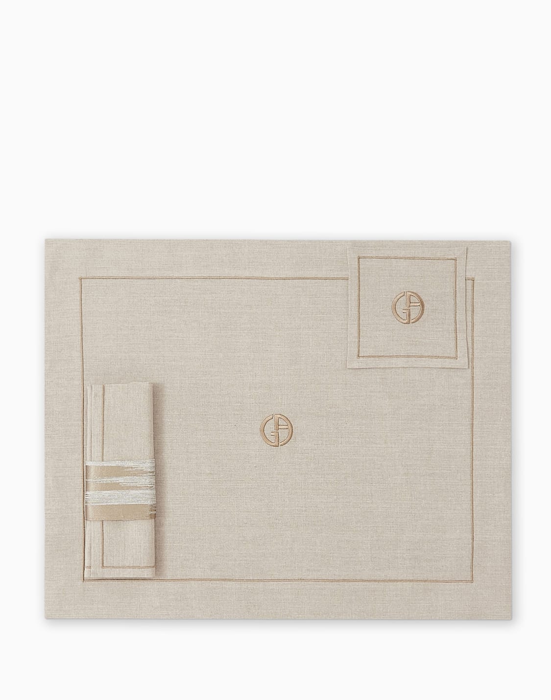 cool-テブルセット-プレスマットコスタナプキンナプキンホルダ付き-ベジュ--armani-casa