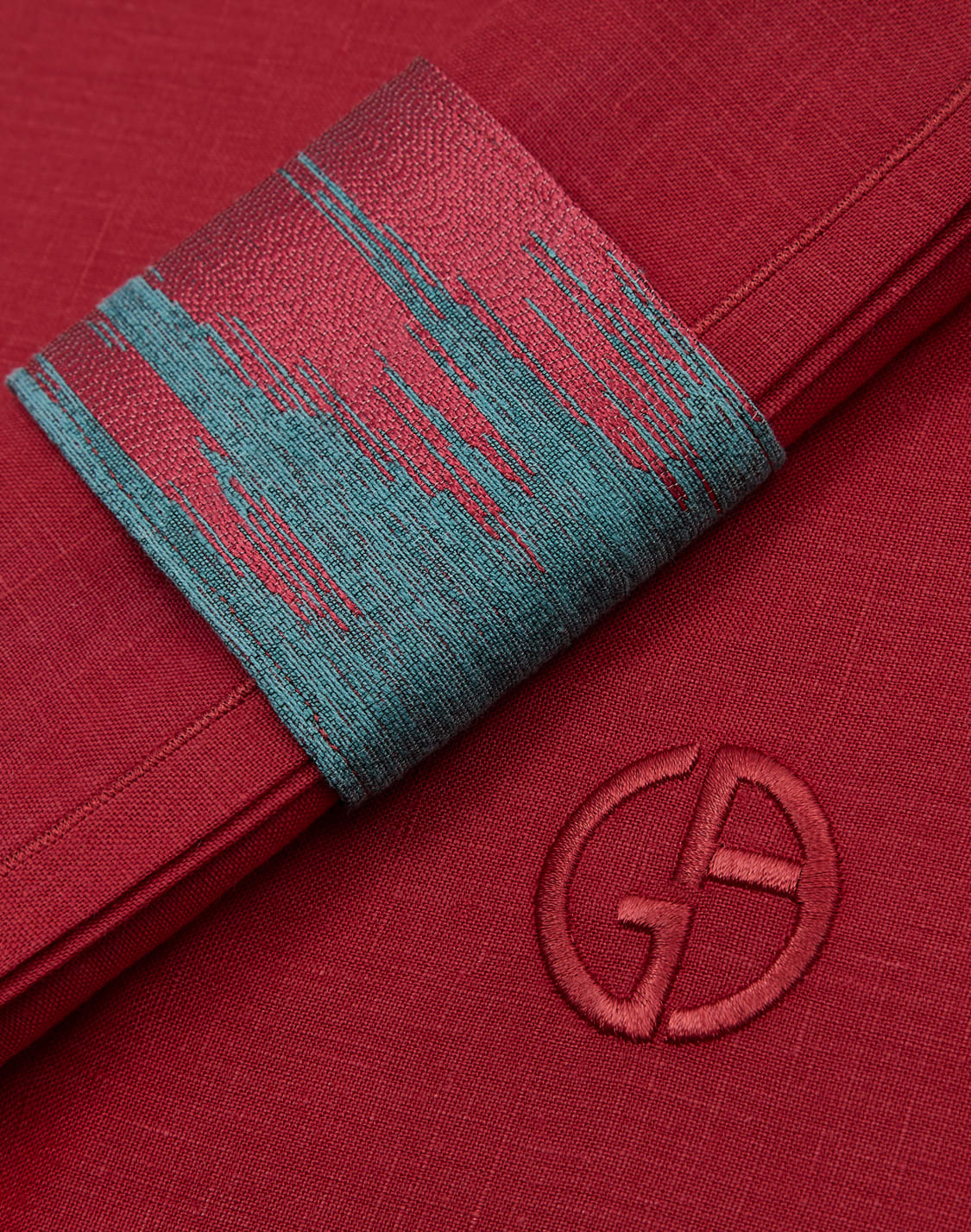 cool-テブルセット-プレスマットコスタナプキンナプキンホルダ付き-レッド--armani-casa