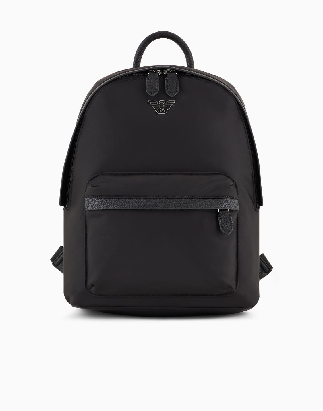 zaino-in-nylon-riciclato-con-placchetta-aquila-asv-nero--emporio-armani