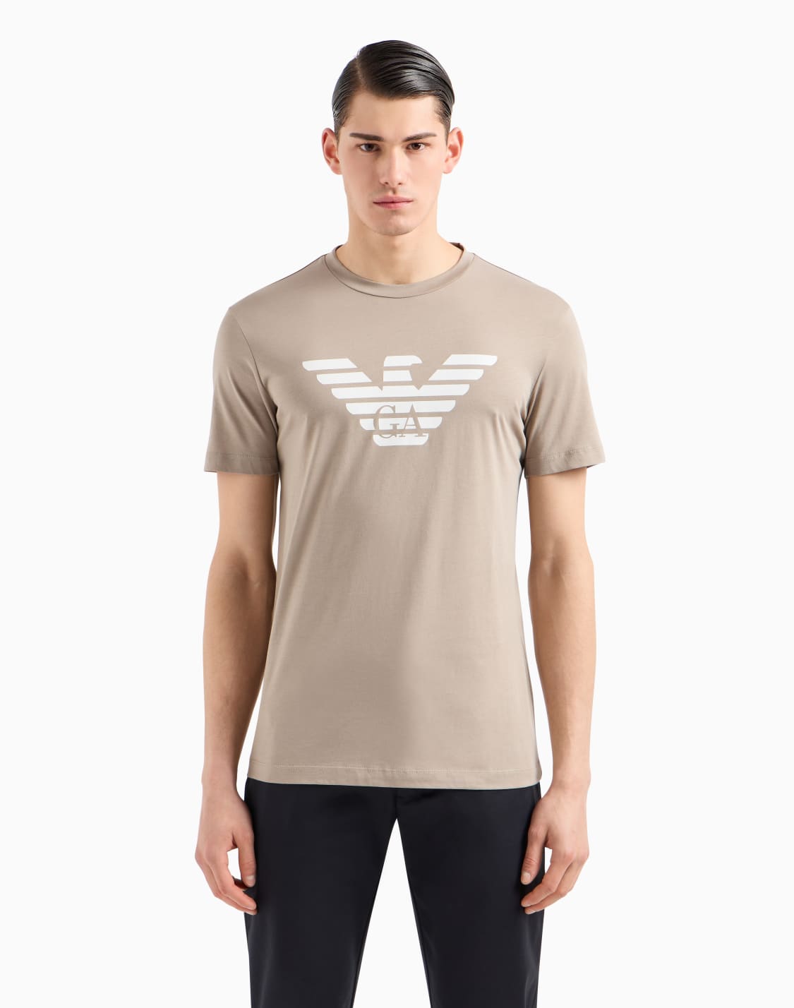 pima-jersey-t-shirt-with-logo-print-beige--emporio-armani