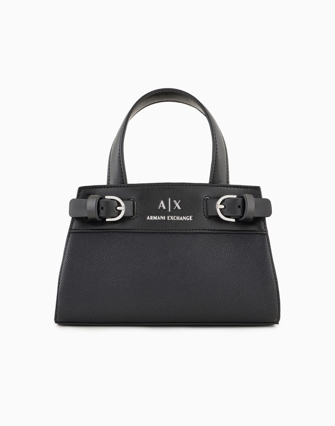 ベルトデザイン-ミニハンドバッグ-ブラック--armani-exchange