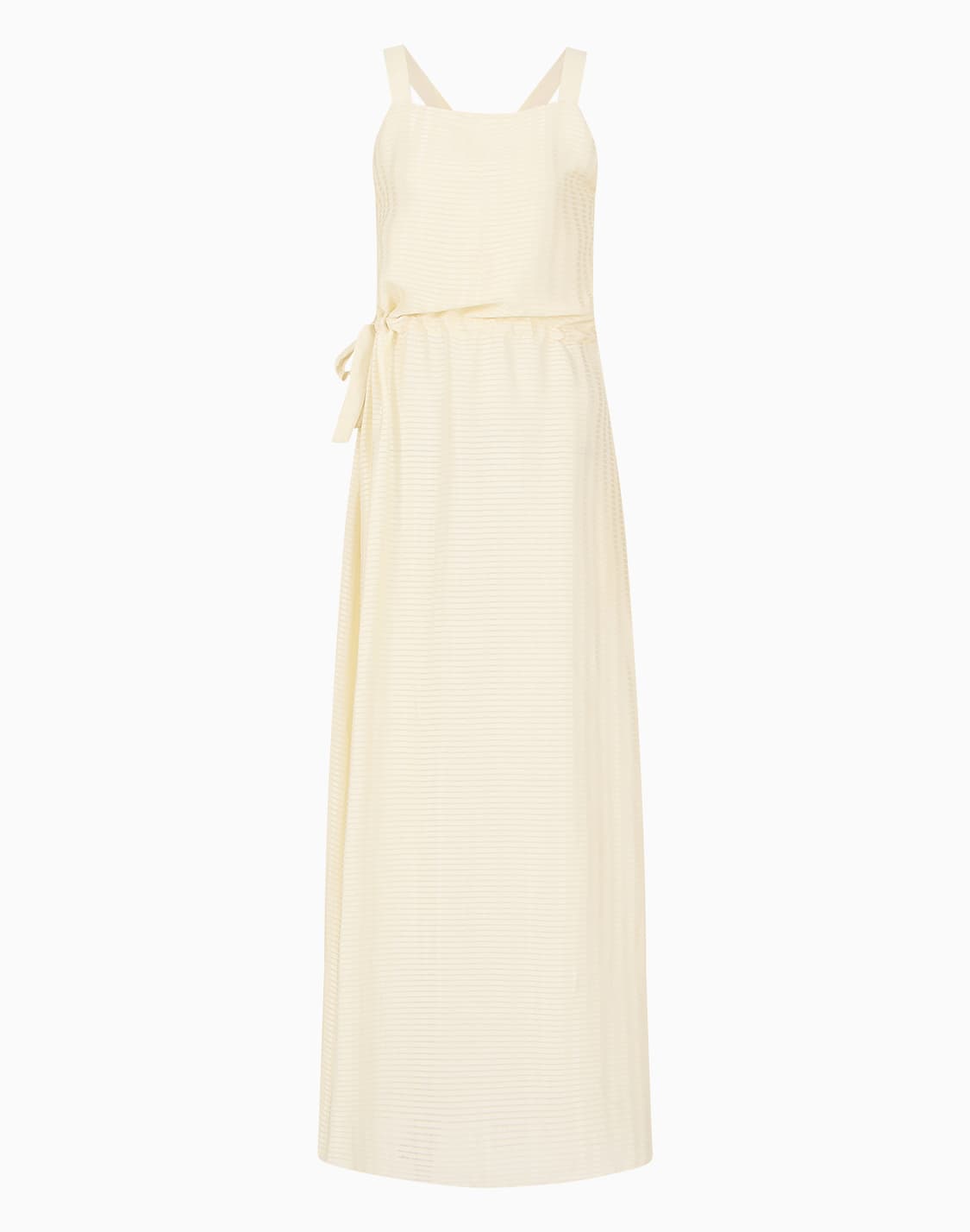 drawstring-dress-with-crossover-shoulder-straps-and-all-over-rectangle-motif-white--emporio-armani