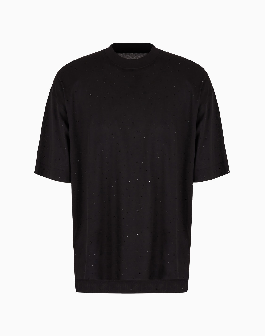 asv-clubwear-oversize-t-shirt-in-lyocell-blend-jersey-with-rhinestones-black--emporio-armani