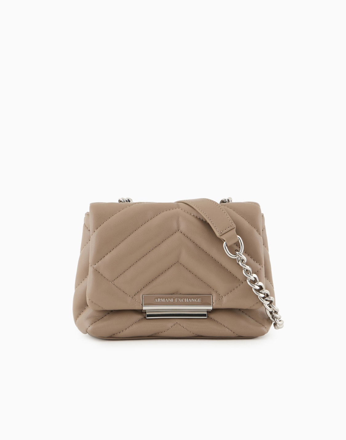キルティング-チェンミニショルダバッグ-ベジュ--armani-exchange