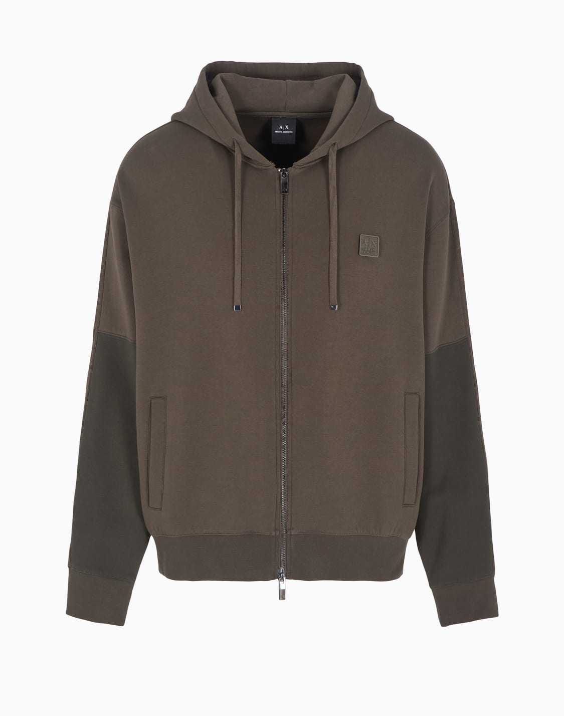 hooded-sweatshirt-with-contrasting-sleeves-grey--armani-exchange