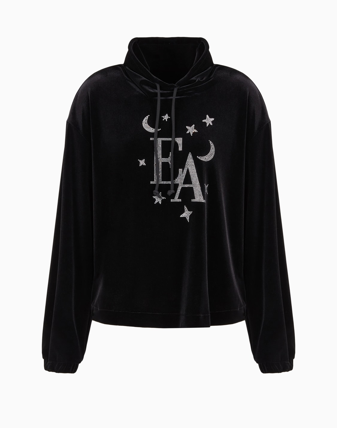 mock-neck-sweatshirt-in-chenille-with-moon-and-stars-rhinestone-logo-black--emporio-armani