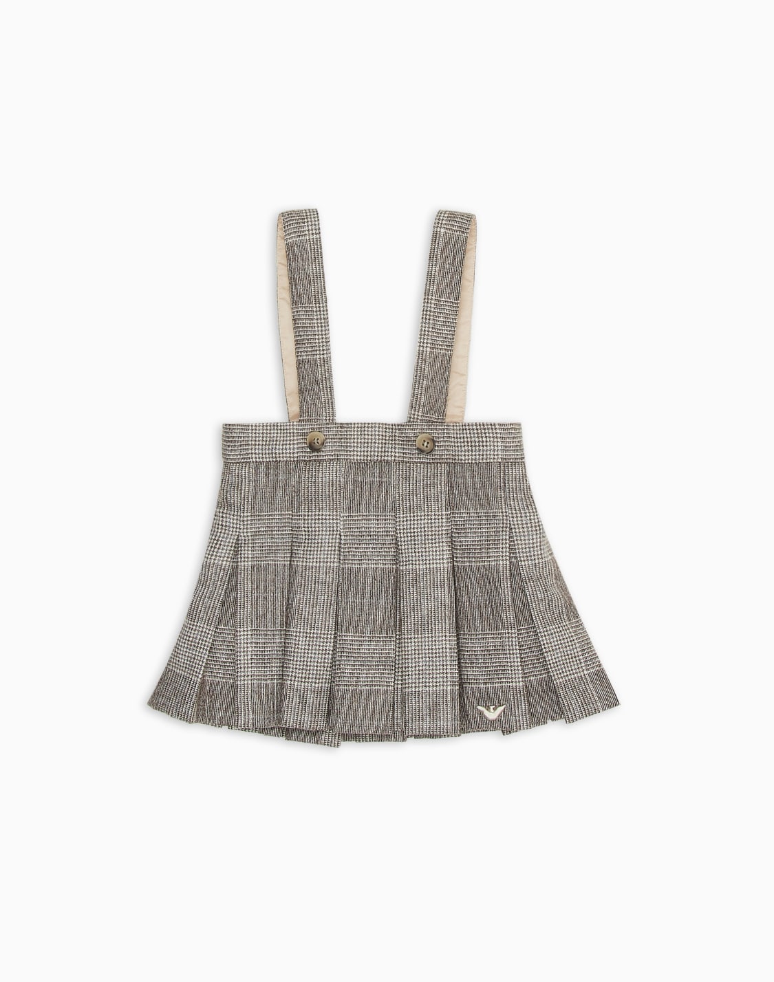 skirt-with-godet-pleats-and-braces-in-check-pattern-wool-blend-beige--emporio-armani