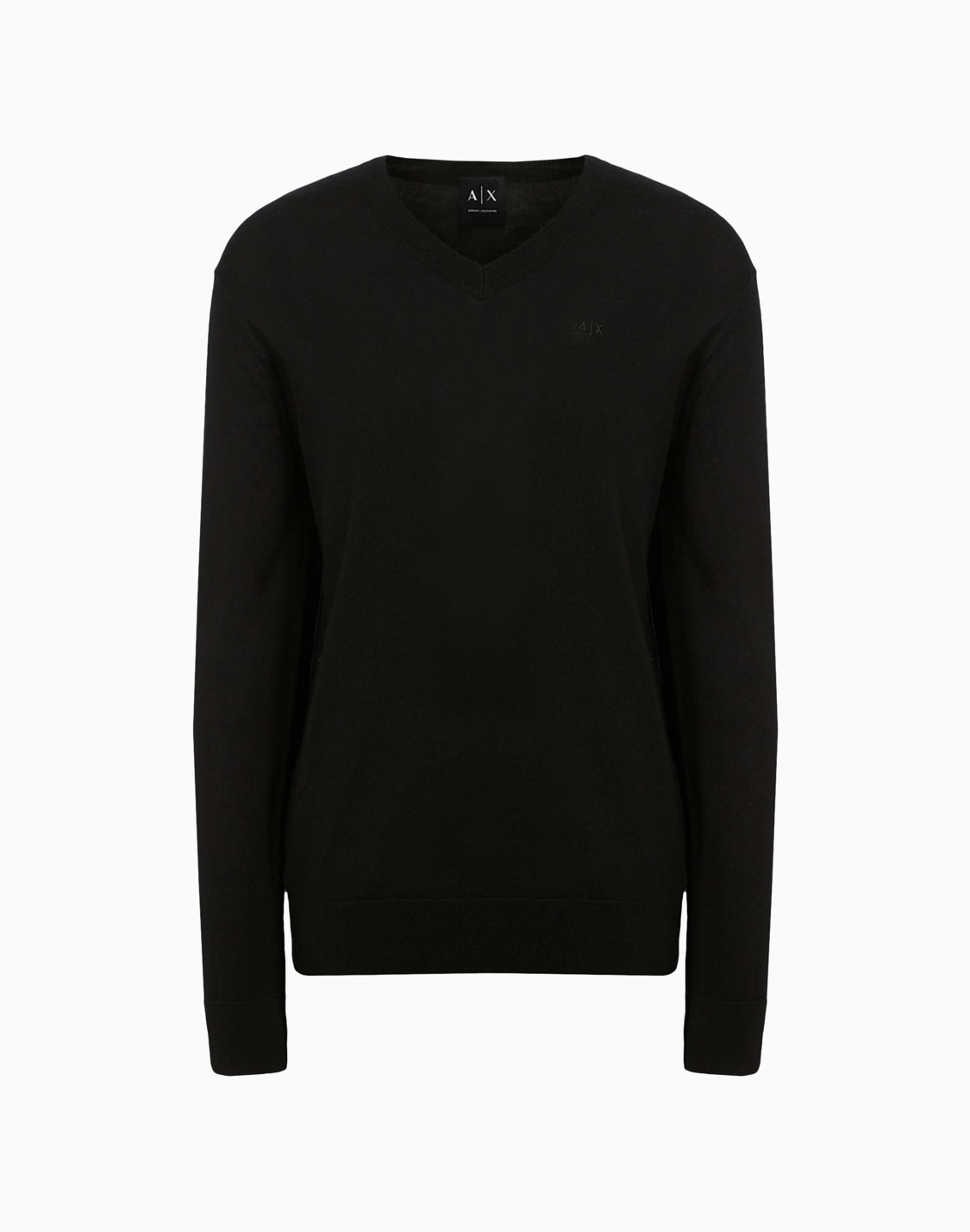 jersey-asv-con-cuello-redondo-y-cuadros-en-jacquard-negro--armani-exchange