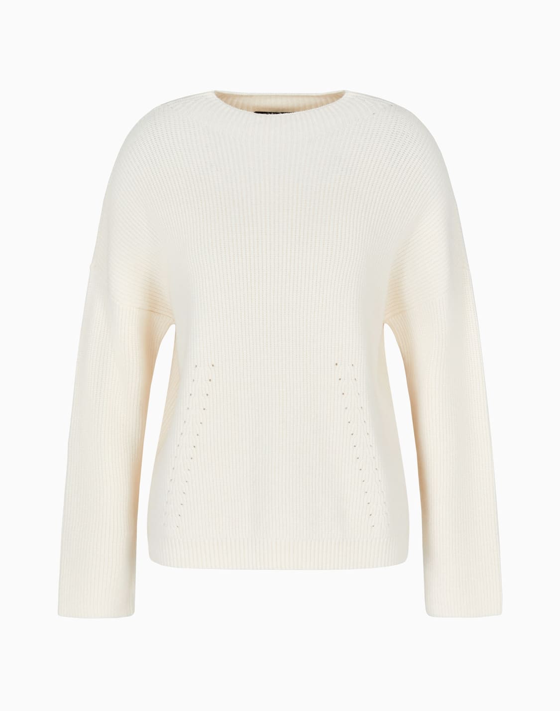 ribbed-sweater-with-perforated-details-white--armani-exchange