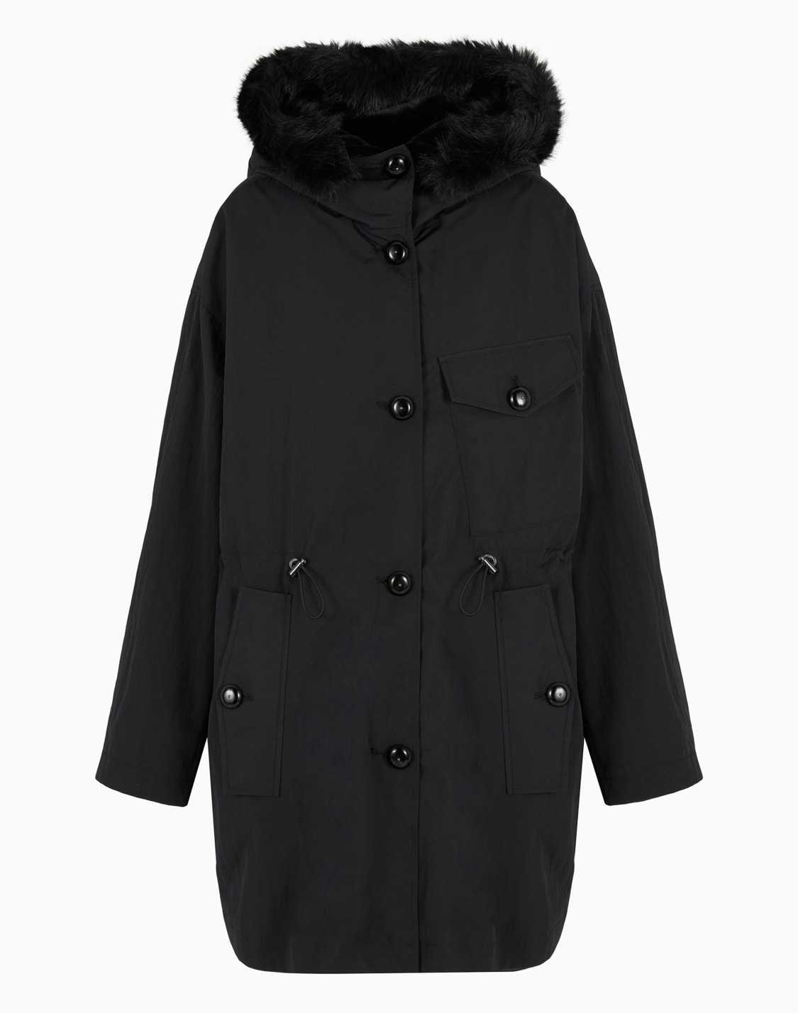 water-repellent-nylon-parka-with-fur-effect-inner-gilet-black--emporio-armani