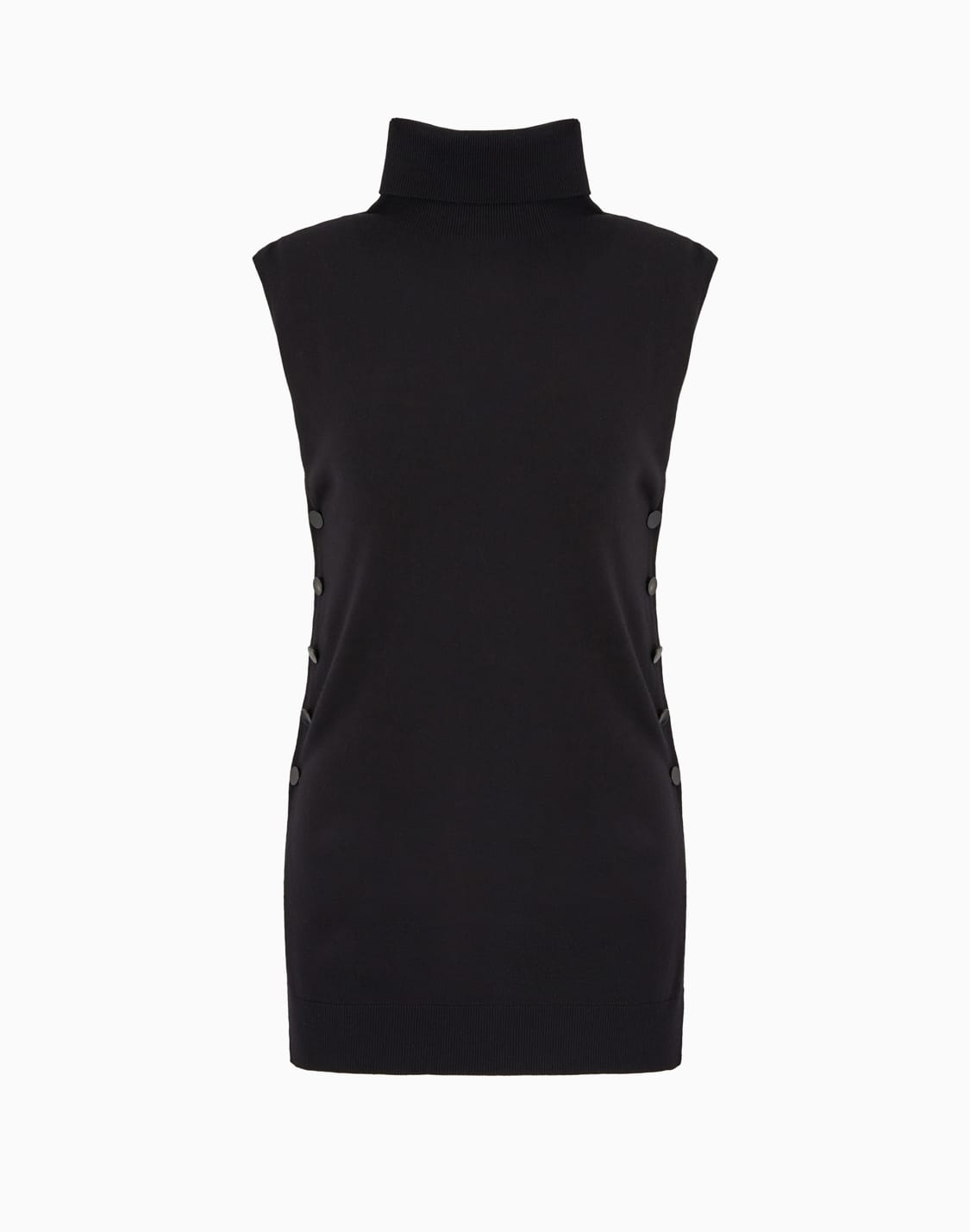 top-con-cuello-chimenea-de-lana-virgen-negro--giorgio-armani